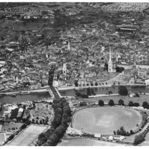 Aerofilm view of Worcester