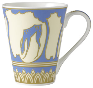 Art Deco Mug – Blue Glade