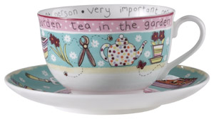 VIP Cup & Saucer – Tea in the Garden