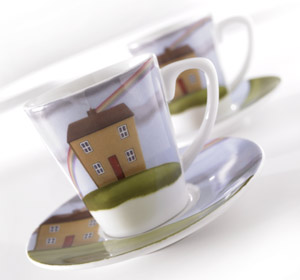 Two Under the Rainbow Cups and Saucers set – Paul Horton