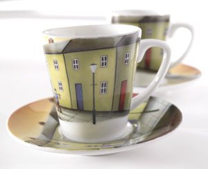 Two Who Knows Where Cups and Saucers set – Paul Horton