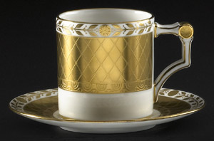 Empire Flame Coffee Cup and Saucer – Clive Christian
