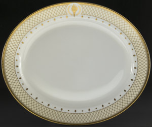 Empire Flame Oval Dish – Clive Christian
