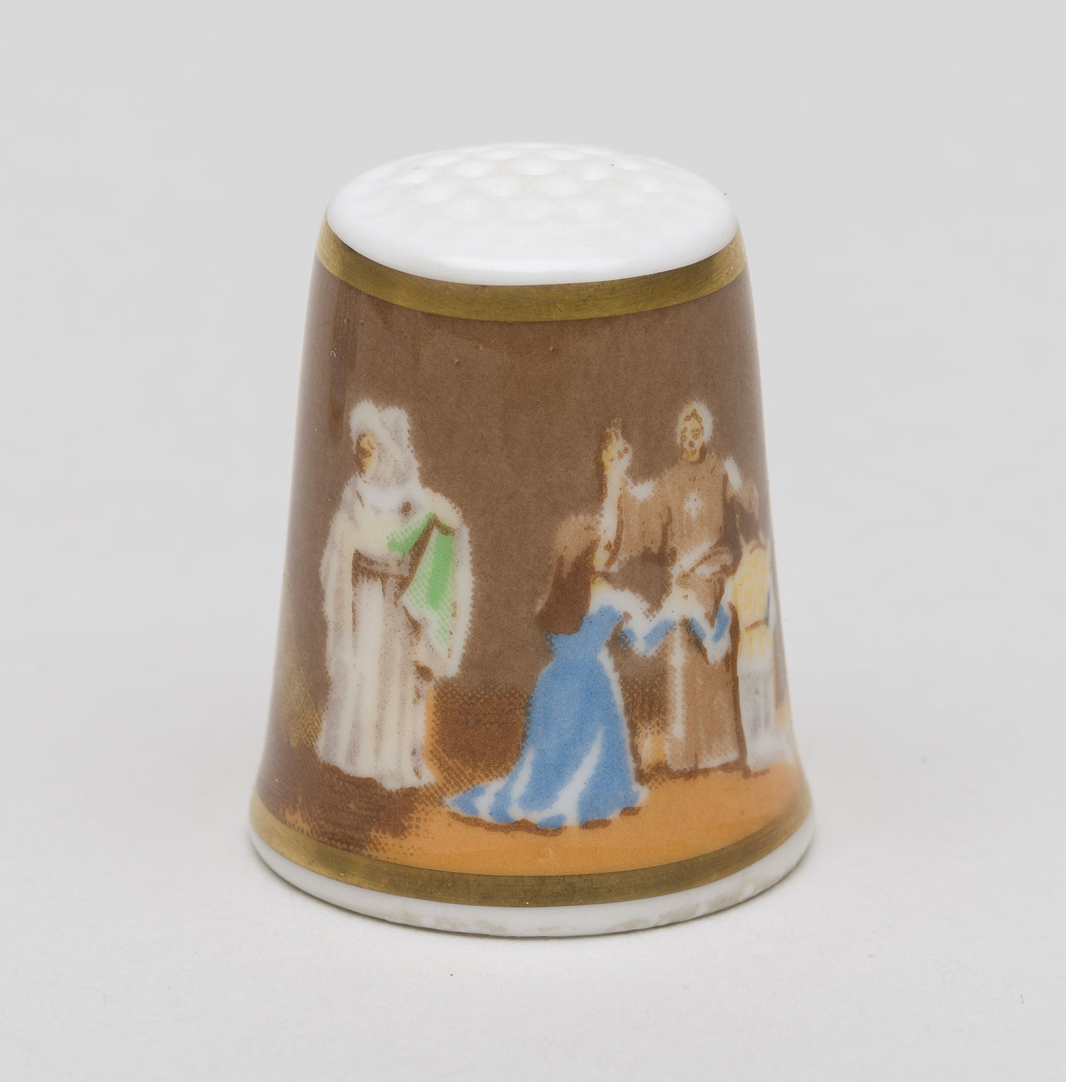 Set of 6 Thimbles Museum of Royal Worcester